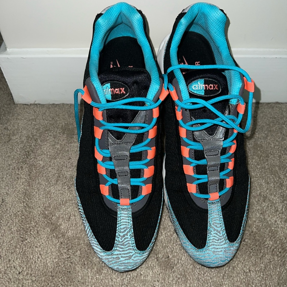 Nike Air Max 95 Premium Tape Zebra "PRM" Gamma Miami Animal Print Mens 13 *NEW*